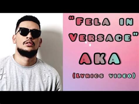 aka new song fela in versace|fela in Versace lyrics meaning.